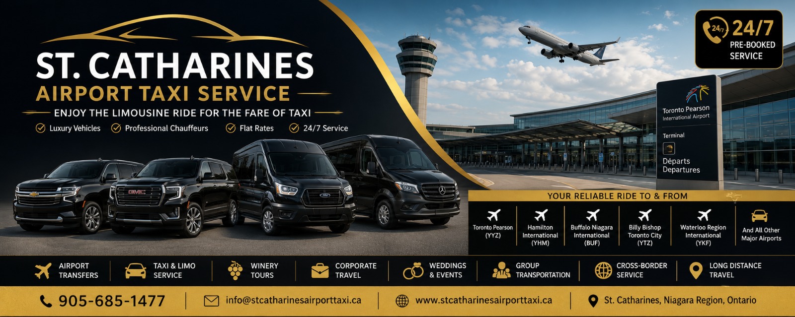St. Catharines Airport Limo