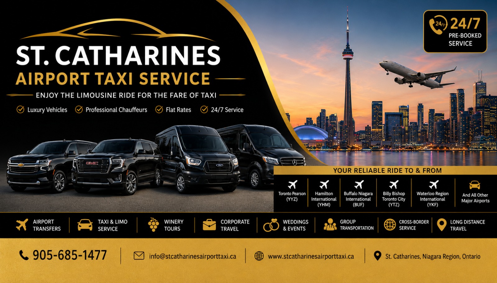 St. Catharines Airport Limo